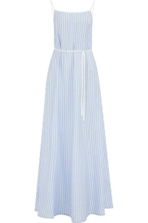 WE Fashion Dames maxi jurk met structuur