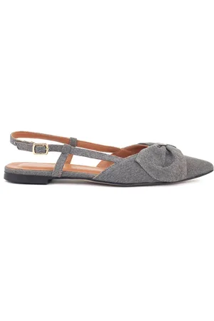 Babouche Sofie slingback sandalen grey