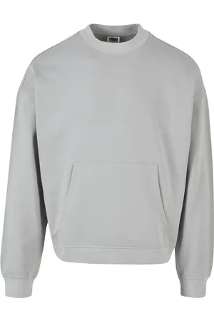 Urban classics Organic Boxy Pocket Crewneck sweater/trui - L