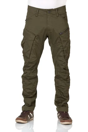 G-Star RAW Heren Cargo Broek Rovic tapered Groen 33W / 30L Volwassenen