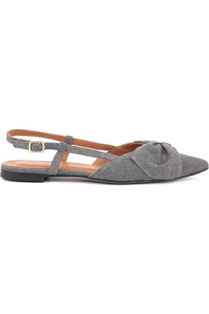 Babouche Sofie slingback sandalen grey