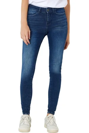 Noisy May Dames Jeans Broeken LUCY skinny Fit Blauw 25W / 32L Volwassenen