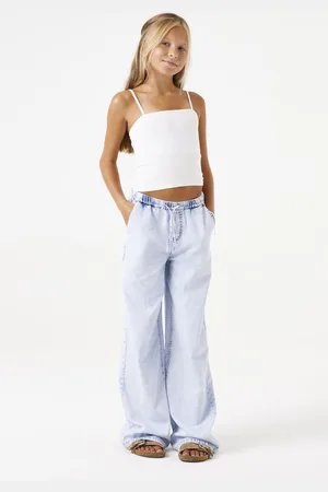 Garcia D52523 Meisjes Wide Fit Jeans Blauw