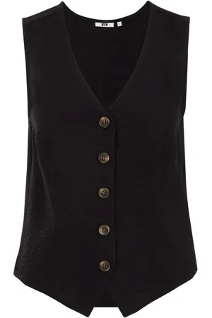 WE Fashion Dames gilet met structuur