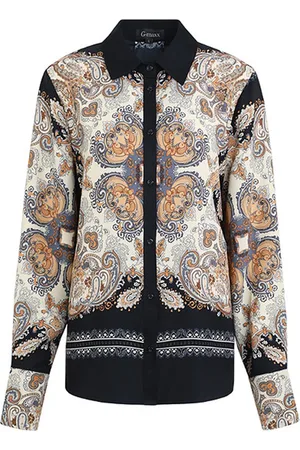 g-maxx Blouse Elanora Black/color mix