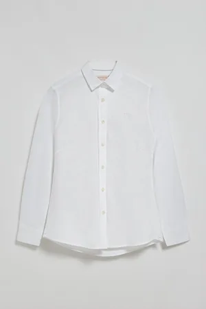 Polo Club® Koszula regular fit w kolorze bia?ym z wyszywanym logo