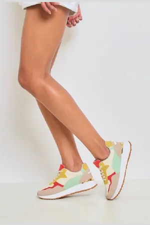 Merkloos Kleren van A. - Sneakers - Green & Gold