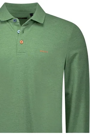 NZA New Zealand Auckland Poloshirt Marshall 25bn221 1742 Classic Army Mannen