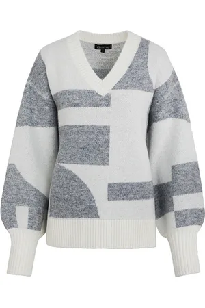 g-maxx Pullover Elzana - Wool white/gray