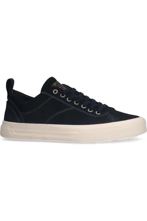Manfield Heren - Navy suède sneakers