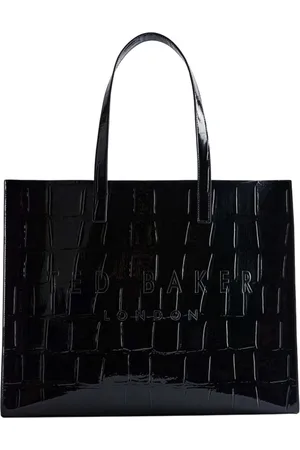 Ted Baker Shopper Allicon Croc Effect Extra Large Icon Bag Zwart