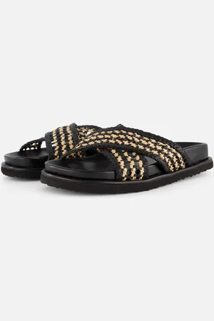 Cellini Raffia Slippers Textiel