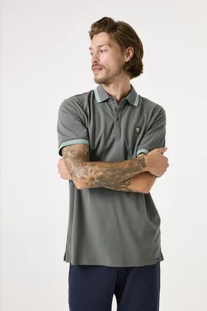 Garcia Heren Polo Groen Korte mouw