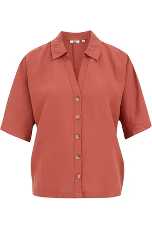 WE Fashion Dames blouse van linnenmix
