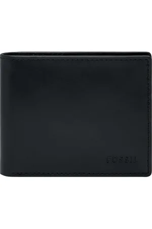 Fossil Kaarthoes Derrick RFID Bifold Zwart