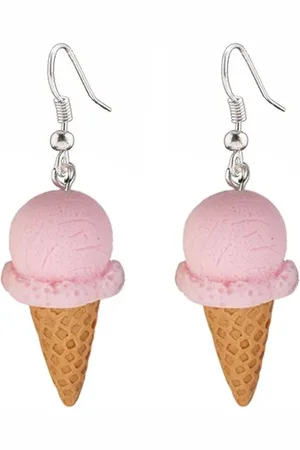 Fako Bijoux® Oorbellen - IJsjes - Hoorntjes
