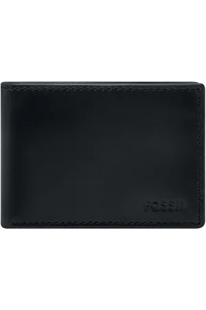 Fossil Kaarthoes Derrick Front Pocket Wallet Zwart
