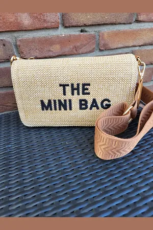 Merkloos The mini bag - schoudertas - crossbody - - zomer - tas - trend
