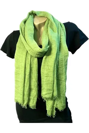 Merkloos Lange Dunne Sjaal - Groen - 190 x 95 cm (041151#)