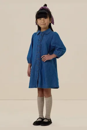 Sissy-Boy Blauwe denim jurk