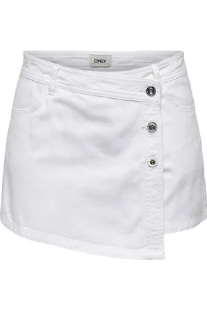 ONLY Lesly Denim Wrap Skort Dames