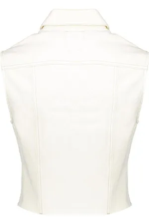 Geisha Gilet Gilet 45306 10 Ecru Raw Dames