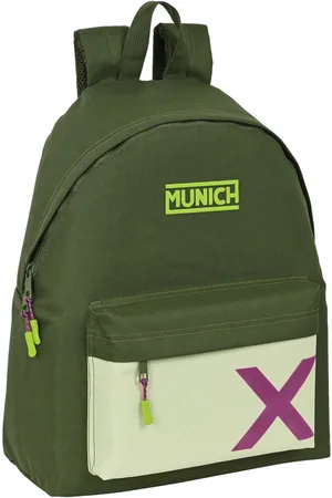 Munich Schoolrugzak Bright khaki Groen 33 x 42 x 15 cm