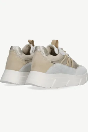 TANGO Dames Sneaker Kady Fat Off White/Gold Multi 38