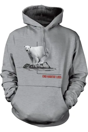 The Mountain Hoodie End Habitat Loss Polar Bear Hoodie S