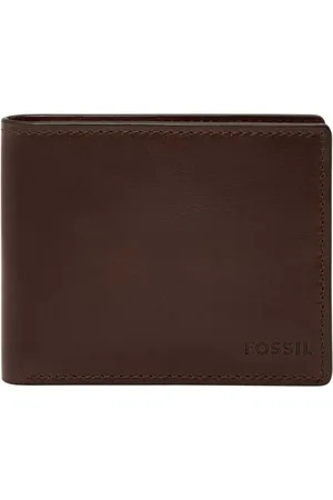 Fossil Kaarthoes Derrick RFID Bifold Bruine