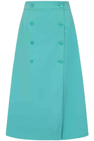 Banned Retro Hanna Heart Lange rok - XL