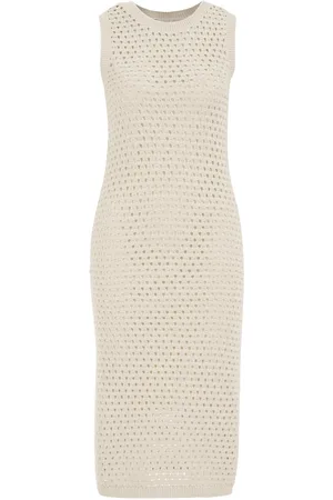 WE Fashion Dames gehaakte jurk