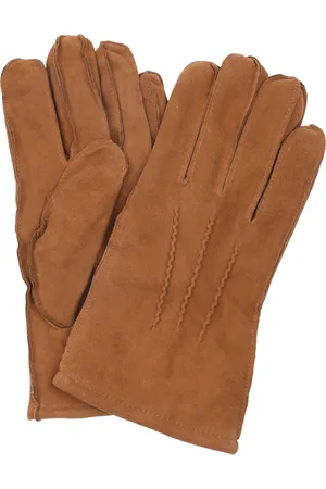 Suitable Suede Handschoen Cognac