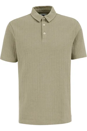 WE Fashion Heren polo met structuur