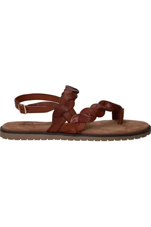 Lazamani Nilda Dames Sandalen Leer Tan