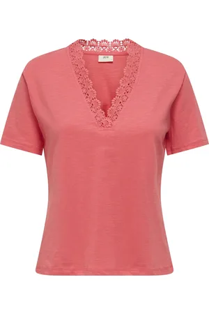 JDY Jacqueline de Yong T-shirt salva Life S/s V-neck Top Jrs Di 15351484 Dubarry Dames