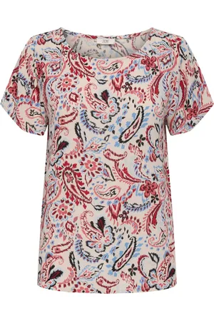 JDY BREEZE LIFE S/S TOP WVN - Dames - Blouses