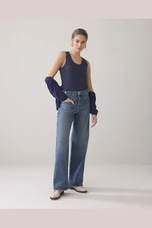 Summum Woman Rib tanktop cotton rib - 3s4873-5138 - 480 Navy noir