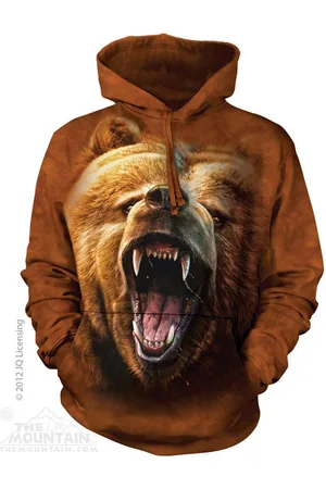 The Mountain Hoodie Grizzly Growl S