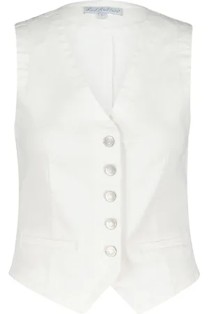 Red Button Gilet Waistcoat Srb4551 38 Off White Dames