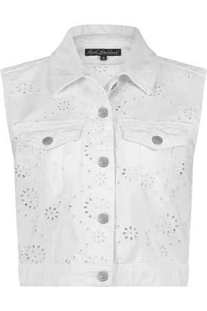 Red Button Gilet Joeke Crp Broderie Srb4565 51 White Dames