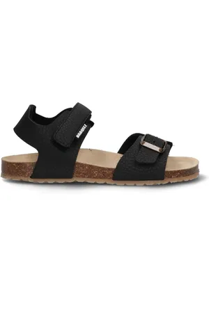 Braqeez 425450-789 Jongens Platte Sandalen - - Leer - Klittenband