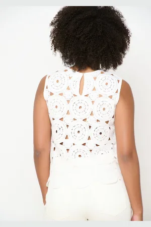 LolaLiza Top N Croslee 04006697 1001 Offwhite Dames