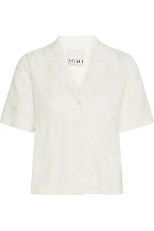 Ichi Blouse Ihpalmie Sh 20123298 114201 Cloud Dancer Dames