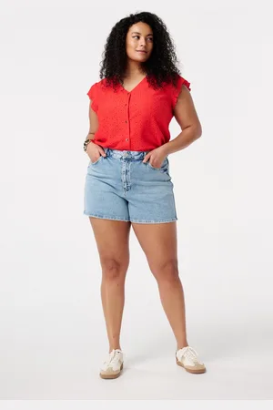 MS Mode Shorts Denim short met stretch