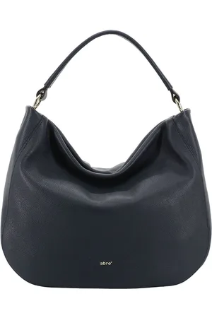 Abro+ Leren Schoudertas Leather Dalia Hobo Bag Mia Donkerblauw
