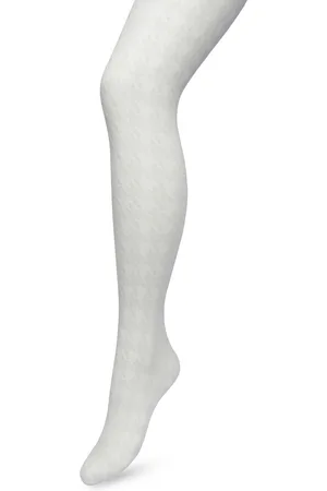 Bonnie Doon Houndstooth Panty 50 Denier Grijs Dames maat S/M - Pied de Poule - Print - Gladde Naden - Maximaal Draagcomfort - Houndstooth Tights - Chique Panty - Feestelijk - Grijs/Wit - - BP221903.235