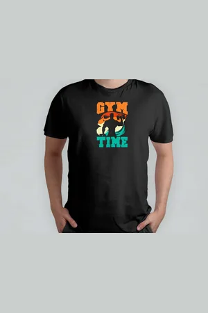 Build Your Brand Gym Time - T Shirt - GymLife - FitnessJourney - NoPainNoGain - LiftHeavy - SportschoolLeven - TrainenMetPassie - FitnessReis - ZwaarTillen