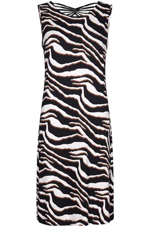Pastunette Dames Jurk - Zebra - Mouwloos - Viscose