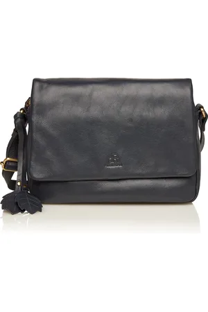 dR Amsterdam Schoudertas | Schoudertas dames | Crossbody tas dames | Handtassen dames | Leren schoudertas | Faggio - 903347 Blue